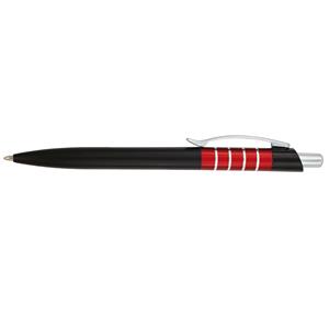 Kuličkové pero Aira - černá - červená