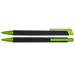 Kuličkové pero Gera - černá - zelená