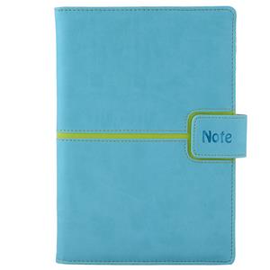 Magnetic note B6 lined - light blue/green