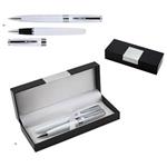 MAISIE set ball pen and roller in box - white