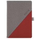 Note DIEGO A5 Lined - grey/red