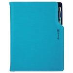 Note GEP A5 Lined - turquoise/blue velvet