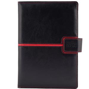 Note MAGNETIC A5 Lined - black/red