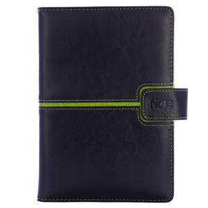 Note MAGNETIC A5 Unlined - black/green