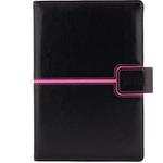 Note MAGNETIC B6 Lined - black/pink