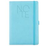 Note POLY A5 lined - light blue
