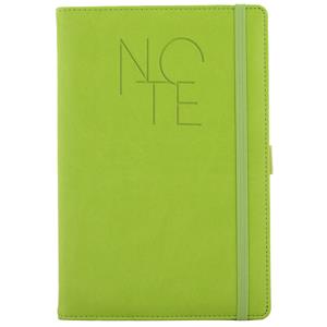 Note POLY A5 lined - light green
