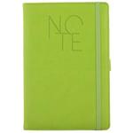 Note POLY A5 lined - light green