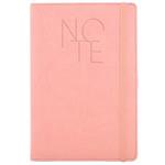 Note POLY A5 lined - light pink