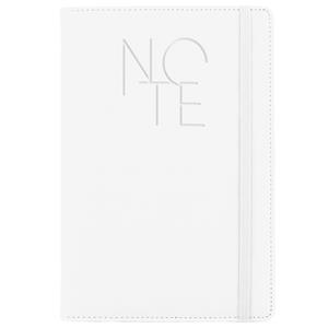 Note POLY A5 lined - white
