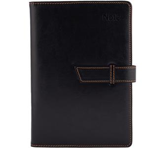 Notebook BELT A5 lined - black/brown