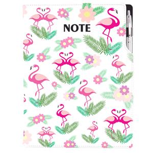 Notes DESIGN A4 Lined - Flamingo