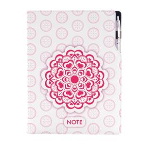 Notes DESIGN A4 Lined - Mandala red