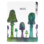 Notes DESIGN A4 Lined - Mushrooms