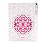 Notes DESIGN A4 Unlined - Mandala red