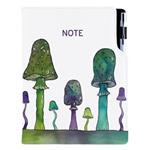 Notes DESIGN A5 Unlined - Mushrooms