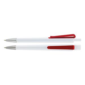 TRISHA ball Pen - white/red