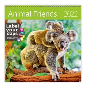 Wall Calendar 2022 - Animal Friends