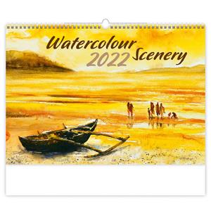 Wall Calendar 2022 - Watercolour scenery