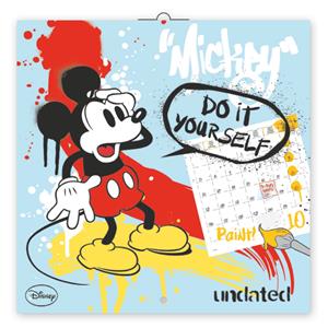 Wall Calendar Mickey Mouse - coloring