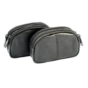 Black leather etue