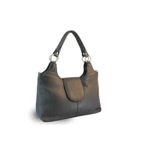 Black leather handbag s