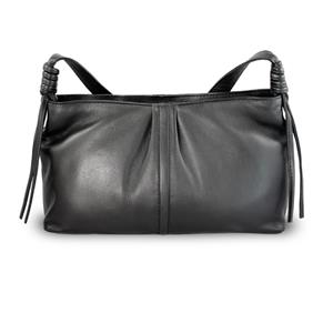 Black leather handbag s