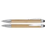Blustery ballpoint pen - light wood/black