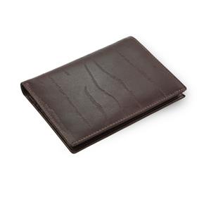 Brown leather document folder