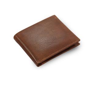 Brown mens leather wallet