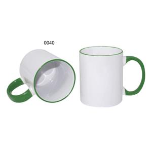 CERAMIC DESIGN ceramic mug - white/green