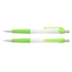 Colombo White plastic ballpoint pen - white/light green