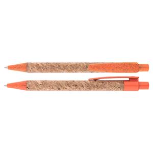 Cork ballpoint pen Corky - orange