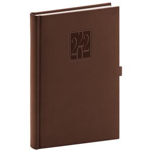 Daily Diary 2022 A5 Vivella Classic - brown
