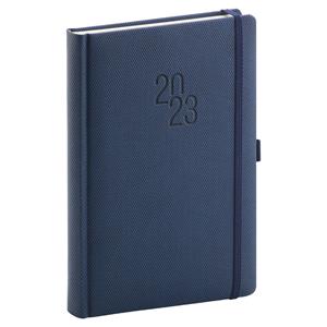 Daily Diary 2023 A5 Diamante - blue