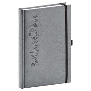 Daily Diary 2023 A5 Memory - silver