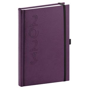 Daily Diary 2023 A5 Memory - violet