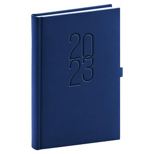 Daily Diary 2023 A5 Vivella Classic - blue