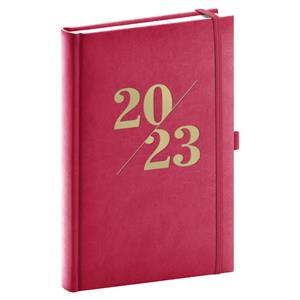 Daily Diary 2023 A5 Vivella Fun - pink