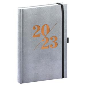 Daily Diary 2023 A5 Vivella Fun - silver