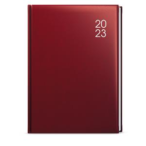 Daily Diary 2023 David Balacron A5 - Burgundy