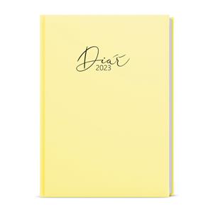 Daily Diary 2023 David Pastelo A5 - Yellow