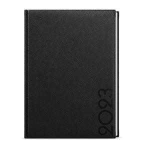 Daily Diary 2023 David Tora A5 - Black