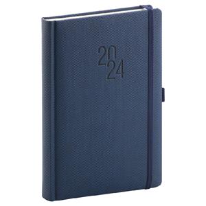 Daily Diary 2024 A5 Diamante - blue