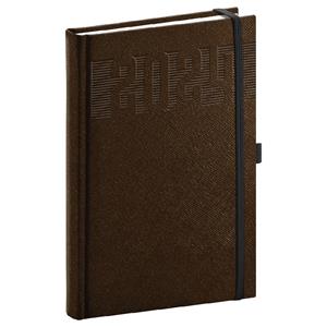 Daily Diary 2024 A5 Silhouette - brown