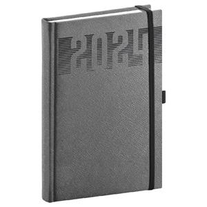 Daily Diary 2024 A5 Silhouette - silver
