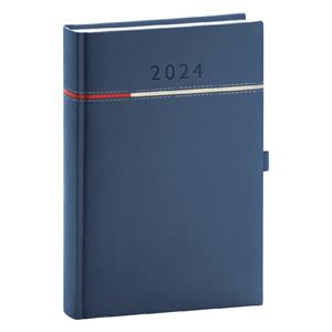 Daily Diary 2024 A5 Tomy - blue/red