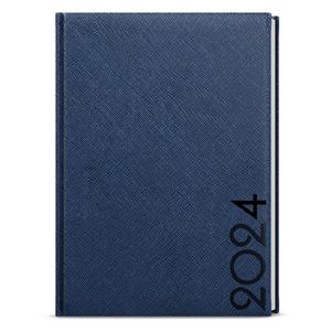 Daily Diary 2024 David Tora A5 - Blue