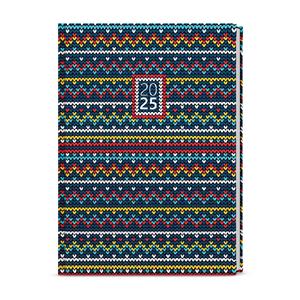 Daily Diary 2025 Adam Lamino B6 - knitted