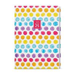 Daily Diary 2025 Adam Lamino B6 - polka dots